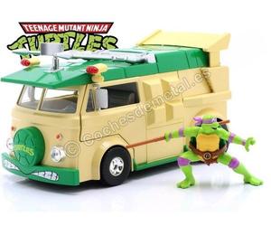 1984 Party Wagon + Donatello "Tortugas Ninja" 1:24 Jada Toys 34529 253285003