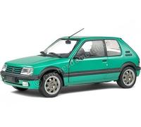 1985 Peugeot 205 GTI 1.9L Phase 1 Grifee Verde Fluor 1:18 Solido S1801712