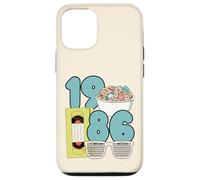 1986 Año de nacimiento 80 Nostalgia Vibes Cereales y dibujos animados Carcasa para iPhone 12/12 Pro