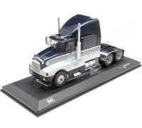 1986 Cabeza Tractora Kenworth T600A Blanco/Azul Metalizado 1:43 IXO Models TR183