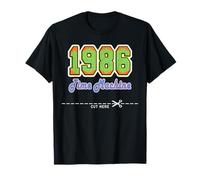1986 Divertido Retro Time Machine Class Reunion Camiseta