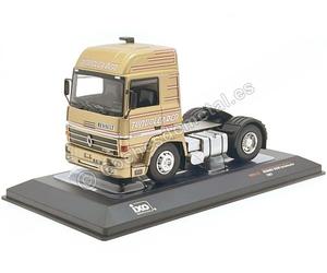 1987 Cabeza Tractora Renault R390 Turboleader Dorado 1:43 IXO Models TR225.22