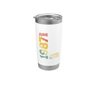 1987 Edición limitada Junio 1987 Retro 1987 Vintage Año 1987 Vaso térmico de acero inoxidable de doble pared