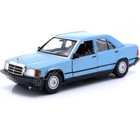 1987 Mercedes-Benz 190E 2.6 (W201) Azul Diamante 1:24 Bburago 21103