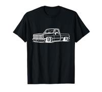 1987 Squarebody C10 Truck Silhouette Camión de carrocería Cuadrada C10 Camiseta