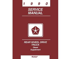 1990 Dodge Truck Cummins 5.9 Diesel Engine Repair Supplement to 1990 Dodge D/W Truck Manual By Detroit Iron