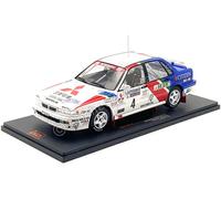 1990 Mitsubishi Galant VR-4 Nº4 Vatanen/Berglund RAC Rallye 1:18 IXO Models RMC1