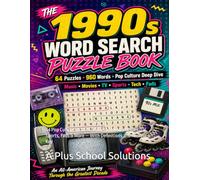 1990s Large Print Word Search Puzzle Book: 64 Pop Culture Large Print Puzzles Featuring Music, Movies, TV, Sports, Fads & More - With Definitions and Answer Key (Americana)