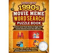 1990s Movie Meme Word Search Puzzle Book: Actors and Their Roles In High-Key Iconic Movies from the 90s Era (Wonder Wordplay)