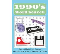 1990s Word Search: A Nostalgic Puzzle Book Packed with 1990s Fun (Decades of Nostalgia)