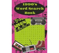 1990's Word Search Book: Travil game, gift (Decades of Memories)