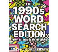 1990s Word Search Puzzle Books: 90s Flashback