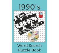 1990's Word Search Puzzles: "Totally Rad Puzzles from the Raddest Decade"