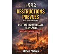 "1992 DESTRUCTIONS PRÉVUES mais non annoncées DES PME INDUSTRIELLES FRANÇAISES par des clauses du traité de Maastricht": Maintenant, au tour de l'agriculture française avec le MERCOSUR