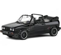 1992 Volkswagen Golf MKI Sportline Convertible Negro Brillante 1:43 Solido S4315