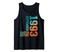 1993 Edición Limitada Septiembre 1993 Año 1993 Retro 1993 Camiseta sin Mangas