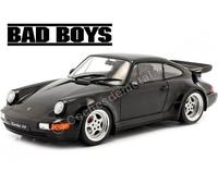 1993 Porsche 911 (964) Turbo 3.6 "Bad Boys" Negro 1:18 Solido S1803404