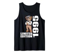 1995 Edición Limitada Oso Cumpleaños 1995 Vintage 1995 Retro Camiseta sin Mangas