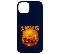 1995 Retro Surf Sunset Vintage Beach Pickup Truck Cumpleaños Carcasa para iPhone 15 Plus