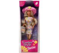 1997 Mattel Barbie Edición Especial Pascua Estilo Rubia 12" Muñeca Nuevo Sellado