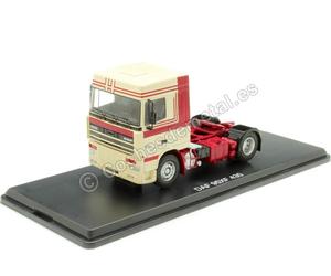 1998 Cabeza Tractora DAF 95 XF 430 Beige/Granate Decorado 1:43 Premium ClassiXXs