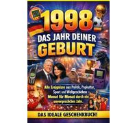 1998 - Das Jahr deiner Geburt: Alle Ereignisse aus Politik, Popkultur, Sport und Weltgeschehen - Monat für Monat durch ein unvergessliches Jahr