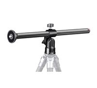 19in Arrow Arm for Tripod, Retractable Horizontal Center Column Tripod Boom Arm Support 360° Swivel Adjustment Wide Angle Shooting for Aerial Photography, Macro & Low Angle Shoot