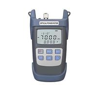 19pcs/set FTTH Kit de herramientas fibra óptica con -70 ~ + 10dBm Medidor potencia 10MW Localizador visual fallas Inspección del circuito