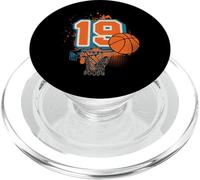 19th Birthday Boy Basketball Player Basketball 19 Years Old PopSockets PopGrip para MagSafe