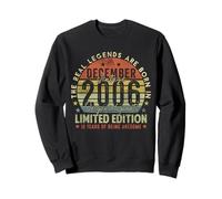 19th Birthday Real Legends December 2006 19 Years Old Men Sudadera