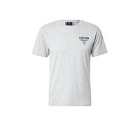 19V69 ITALIA Camiseta 'Frank' gris moteado / negro M gris moteado / negro