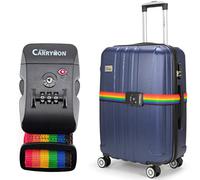 19V69 ITALIA Luggage Strap with a Built-in TSA Combination Lock (Rainb