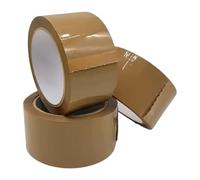 1ABOVE 3 rollos de cinta marrón para embalaje, 48 mm x 66 m, 54 micras, ideal como cinta transparente para paquetes, cinta de embalaje, fuerte y transparente, resistente, cinta de embalaje para