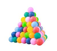 1ABOVE Juego de 25 Pelotas de Ping Pong Multicolor de 40 mm, adecuadas para Fiestas de Pelotas de Cerveza Pong, decoración, Juegos de Aula, metodologías de enseñanza, Manualidades Escolares y Mucho