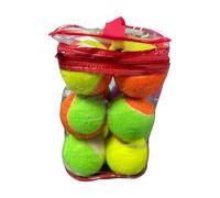 1ABOVE Paquete de 12 Pelotas de Tenis Multicolor para Perros con Bolsa de Transporte, Lanzamiento y búsqueda, Ejercicio al Aire Libre, Juego de Lanzamiento y Gran diversión para Perros y Cachorros