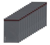 1ABOVE Paquete de 50 bolsas de polietileno autoadhesivas para envíos postales, color gris, paquete de envíos, paquetes de envío, paquetes (43 x 61 cm)