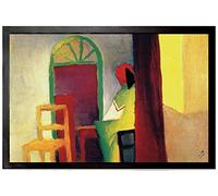 1art1 August Macke Café Turco I, 1914 Felpudo Alfombra 60x40 cm