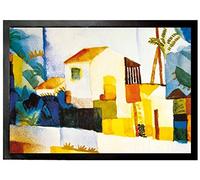 1art1 August Macke La Casa Clara, 1914 Felpudo Alfombra 70x50 cm