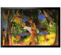 1art1 August Macke Lector En El Parque, 1914 Felpudo Alfombra 60x40 cm