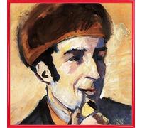 1art1 August Macke Póster Impresión Artística con Marco (Plástico) - Portrait of Franz Marc, 1910 (40 x 40cm)