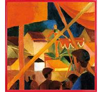 1art1 August Macke Póster Impresión Artística con Marco (Plástico) - Tightrope Walker, 1914, Detail (40 x 40cm)
