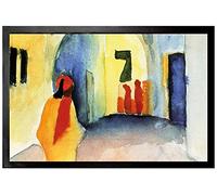 1art1 August Macke Una Mirada En Un Callejón, 1914 Felpudo Alfombra 60x40 cm