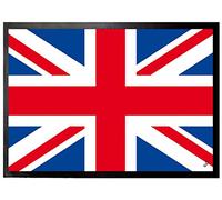 1art1 Banderas del Mundo Bandera del Reino Unido, Union Jack Felpudo Alfombra 70x50 cm
