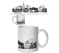 1art1 Berlín Collage Urbano, Estilo Vintage Taza Foto 9x8 cm