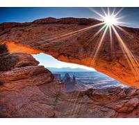 1art1 Cañones Póster High Noon At Mesa Arch, Canyonlands National Park, USA Póster Impresión Artística 50x40 cm