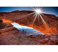 1art1 Cañones Póster XXL High Noon At Mesa Arch, Canyonlands National Park, USA Cartel 120x80 cm