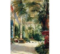 1art1 Carl Blechen La Casa De Palma En La Isla del Pavo Real Cerca De Potsdam, 1832, 2 Partes Póster Fotomural 250x180 cm