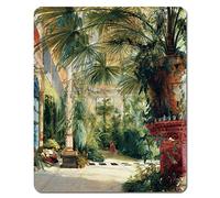 1art1 Carl Blechen La Casa De Palma En La Isla del Pavo Real Cerca De Potsdam, 1832 Alfombrilla para Ratón 23x19 cm