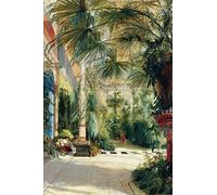 1art1 Carl Blechen La Casa De Palma En La Isla del Pavo Real Cerca De Potsdam, 1832 Fotomural Autoadhesivo 180x120 cm