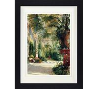 1art1 Carl Blechen Póster La Casa De Palma En La Isla del Pavo Real Cerca De Potsdam, 1832 Cuadro Enmarcado con Fine Passepartout | Cuadros De Pared | En Un Marco De Imagen 40x30 cm
